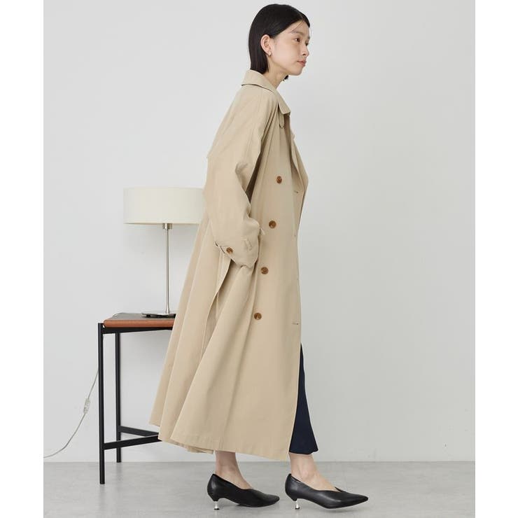 ロングトレンチコート | AMERICAN HOLIC | 詳細画像7 