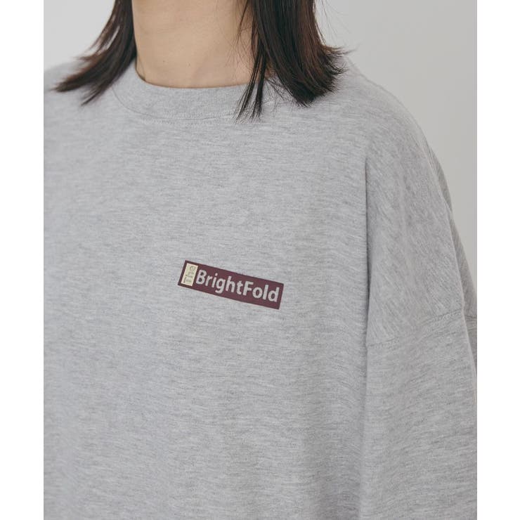 カンパニーロゴ風ロングTシャツ | AMERICAN HOLIC | 詳細画像4 