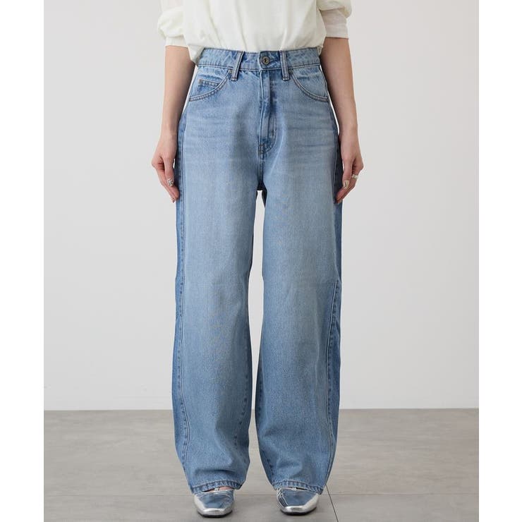 カーブデニムパンツ | AMERICAN HOLIC | 詳細画像4 