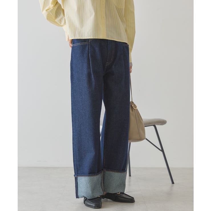 ロールアップデニムパンツ | AMERICAN HOLIC | 詳細画像1 