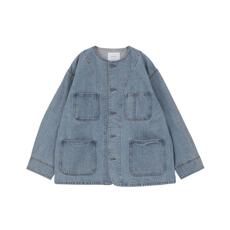 ノーカラーデニムカバーオール | AMERICAN HOLIC | 詳細画像30 