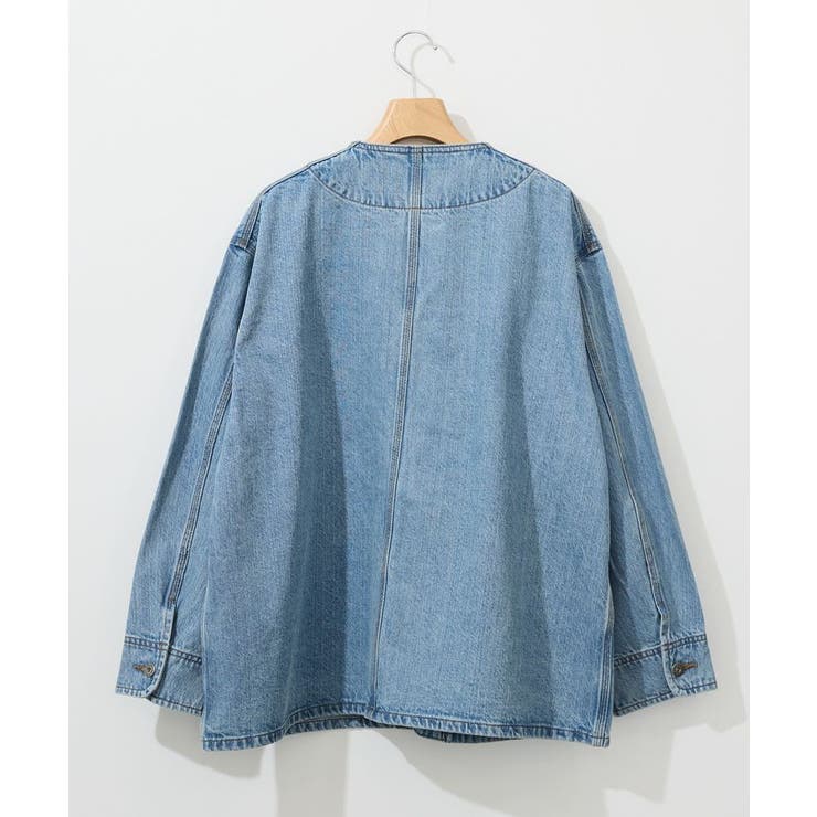 ノーカラーデニムカバーオール | AMERICAN HOLIC | 詳細画像16 