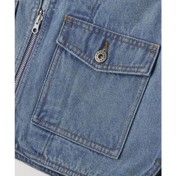 ショート丈デニムベスト | AMERICAN HOLIC | 詳細画像24 