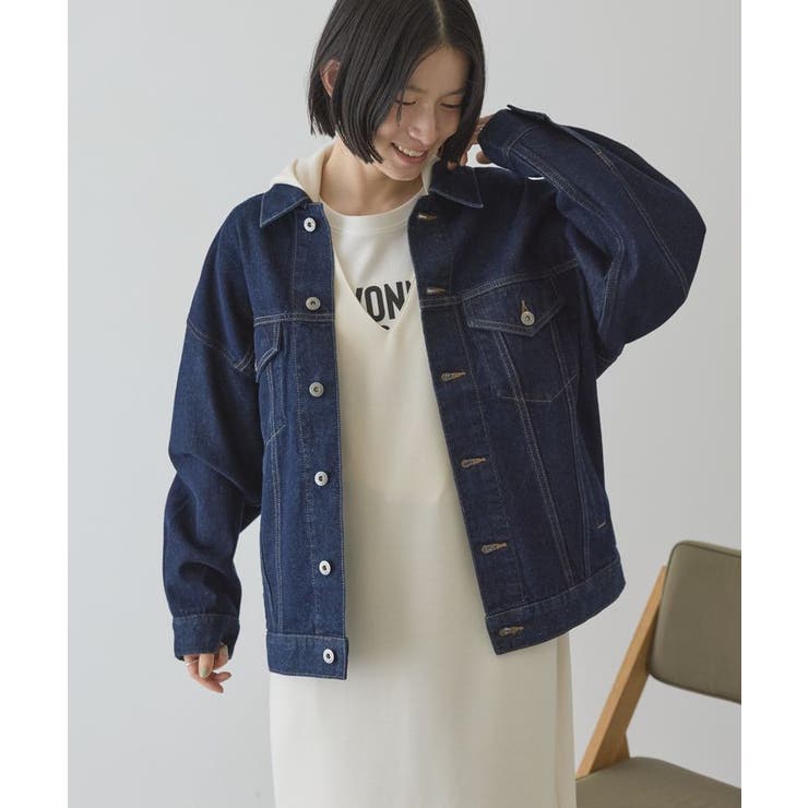 ロング丈デニムジャケット | AMERICAN HOLIC | 詳細画像13 