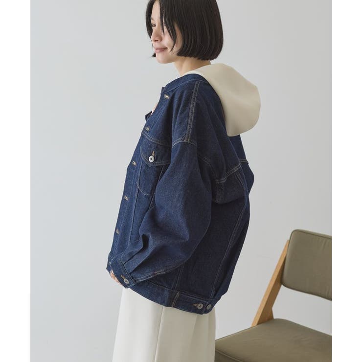 ロング丈デニムジャケット | AMERICAN HOLIC | 詳細画像14 