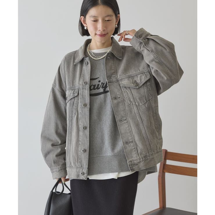 ロング丈デニムジャケット | AMERICAN HOLIC | 詳細画像2 