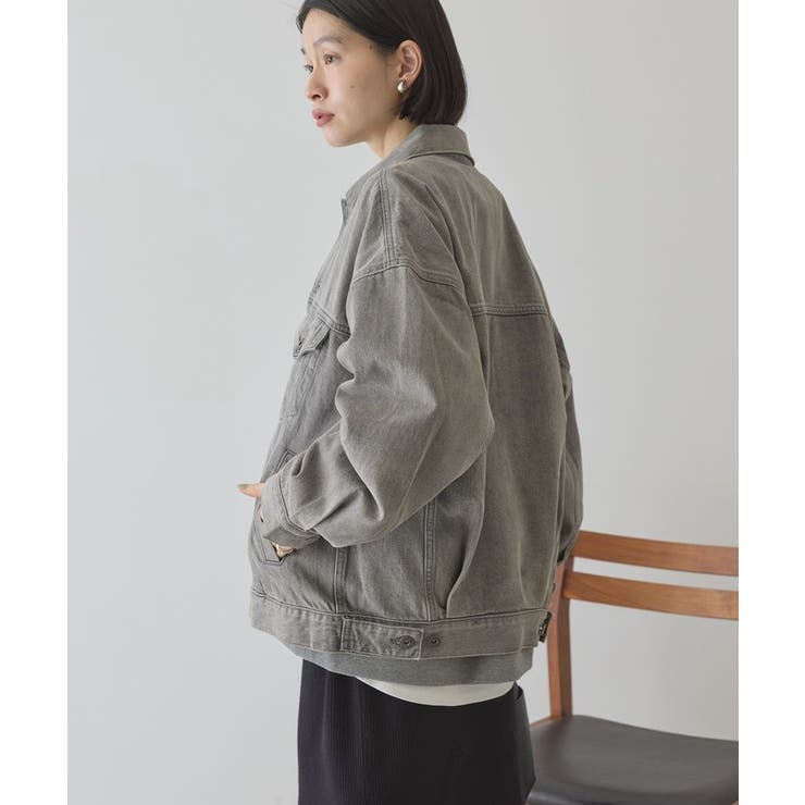 ロング丈デニムジャケット | AMERICAN HOLIC | 詳細画像3 