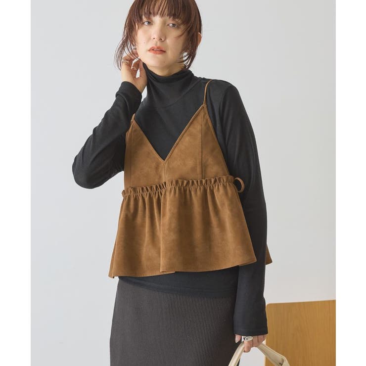 レザーライクビスチェ | AMERICAN HOLIC | 詳細画像1 