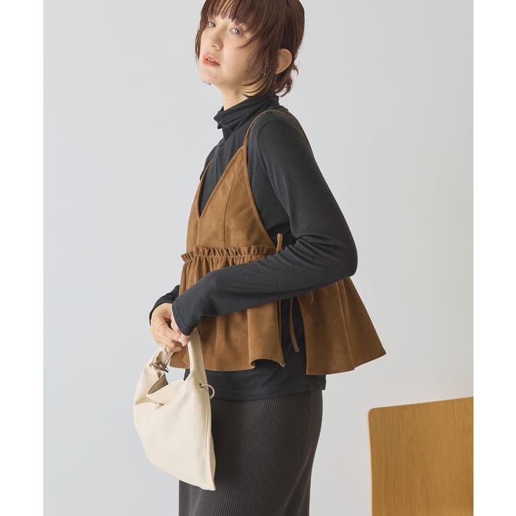 レザーライクビスチェ | AMERICAN HOLIC | 詳細画像2 