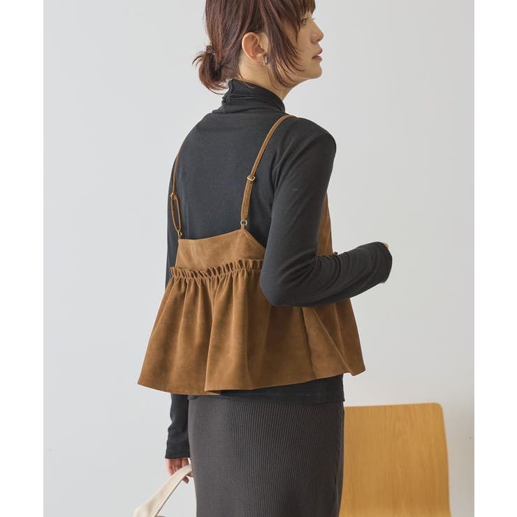 レザーライクビスチェ | AMERICAN HOLIC | 詳細画像3 