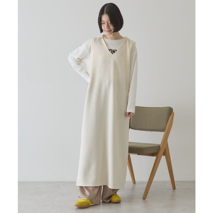 スキッパーポンチパーカーワンピース | AMERICAN HOLIC | 詳細画像2 