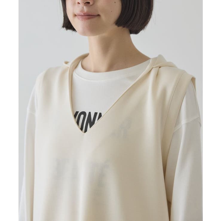 スキッパーポンチパーカーワンピース | AMERICAN HOLIC | 詳細画像6 