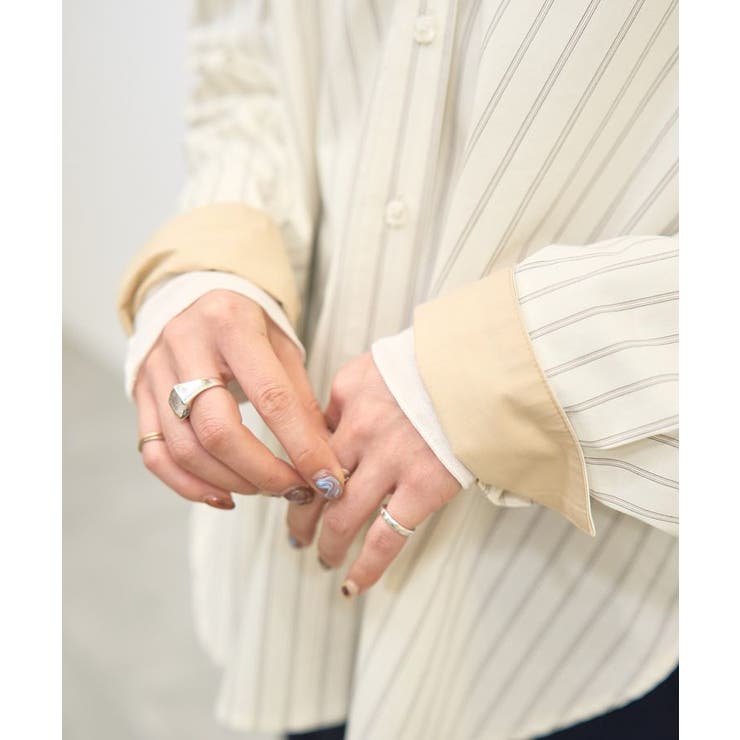 配色レギュラーカラーシャツ | AMERICAN HOLIC | 詳細画像18 