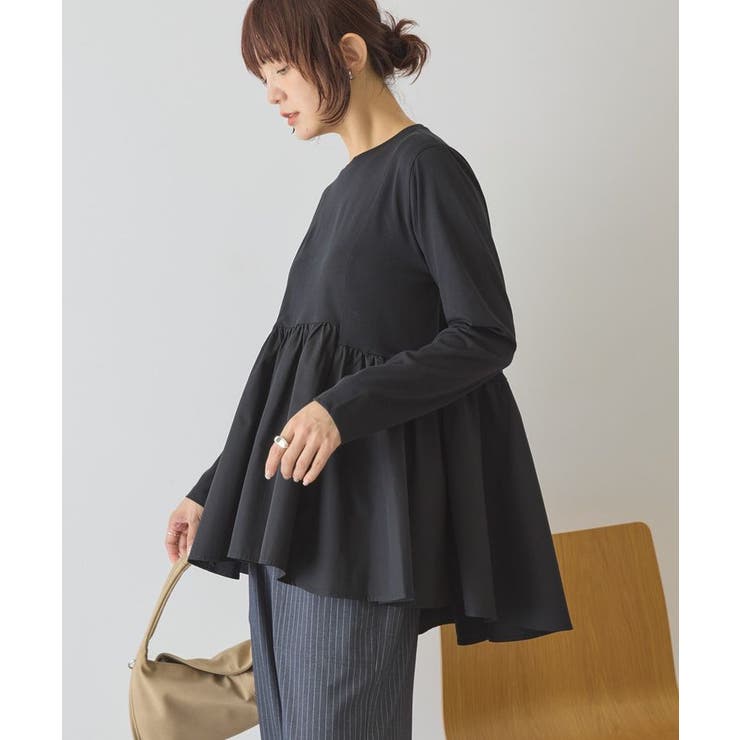 布帛切替ペプラムプルオーバー | AMERICAN HOLIC | 詳細画像14 