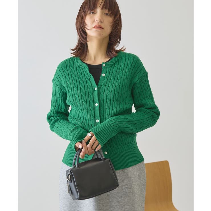 ケーブルニットカーディガン | AMERICAN HOLIC | 詳細画像10 