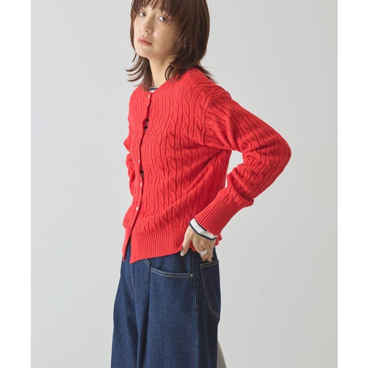 ケーブルニットカーディガン | AMERICAN HOLIC | 詳細画像17 