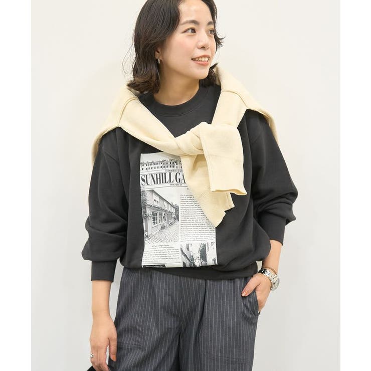 チャコールグレー | News paperスウェット | AMERICAN HOLIC