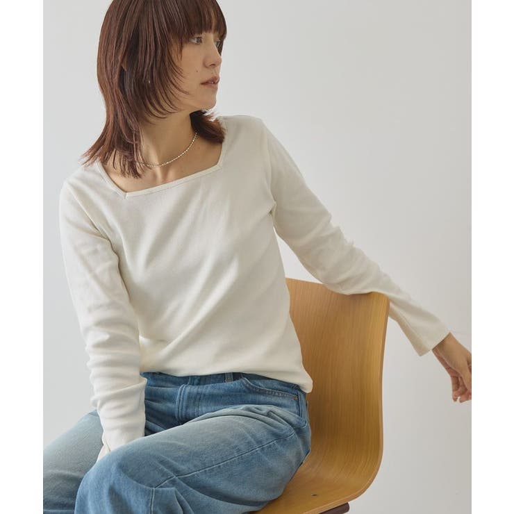 【2WAY】スクエアネックプルオーバー | AMERICAN HOLIC | 詳細画像2 