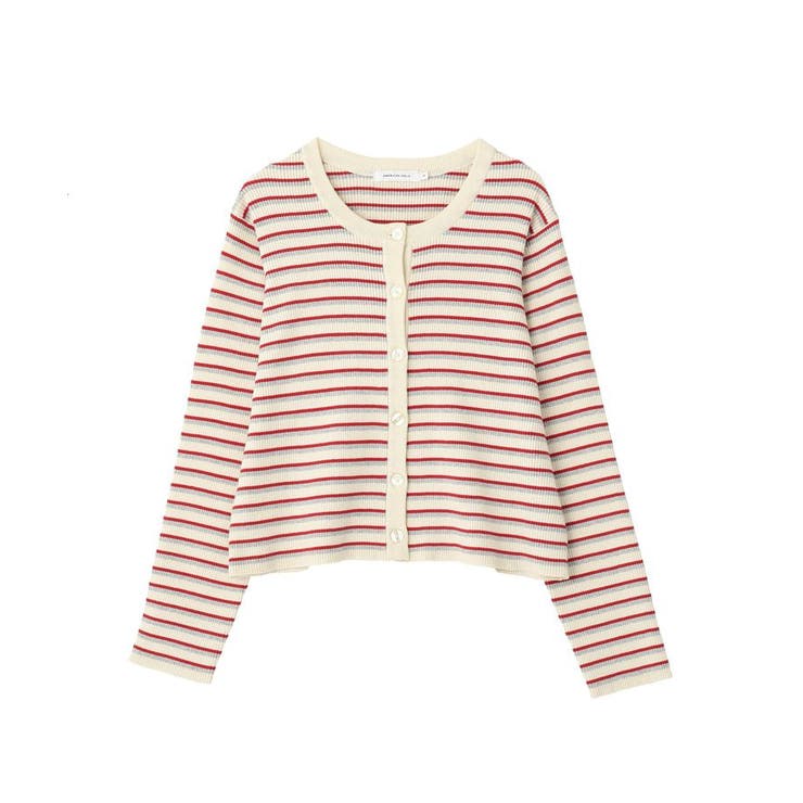 マルチボーダーリブニットカーディガン | AMERICAN HOLIC | 詳細画像25 