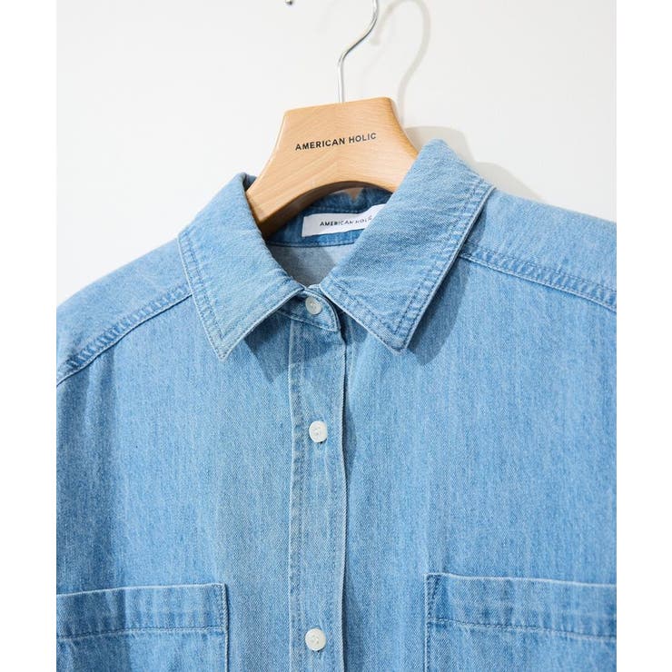 デニムシャツワンピース | AMERICAN HOLIC | 詳細画像28 