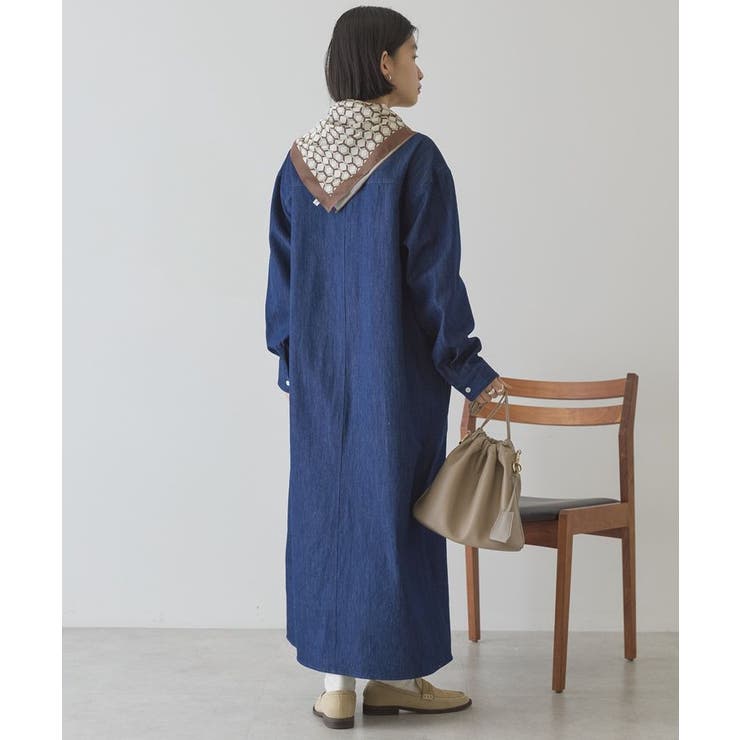 デニムシャツワンピース | AMERICAN HOLIC | 詳細画像4 