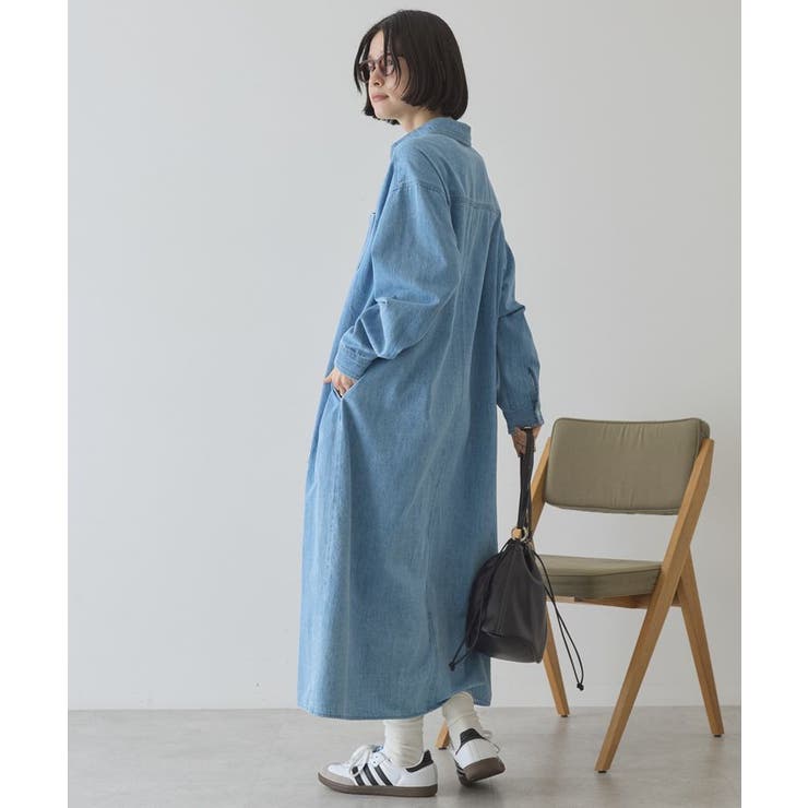 デニムシャツワンピース | AMERICAN HOLIC | 詳細画像7 