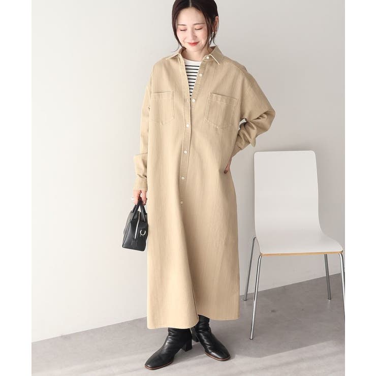 デニムシャツワンピース | AMERICAN HOLIC | 詳細画像4 