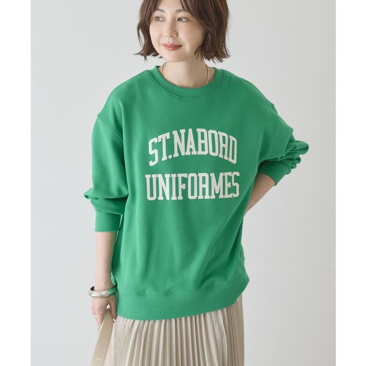 カレッジロゴ裏毛スウェット | AMERICAN HOLIC | 詳細画像1 