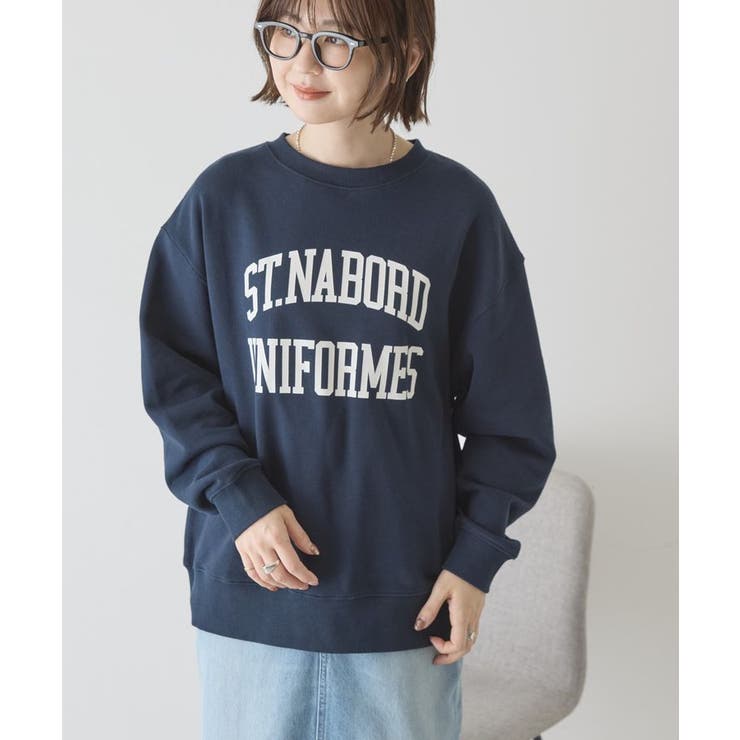 カレッジロゴ裏毛スウェット | AMERICAN HOLIC | 詳細画像6 