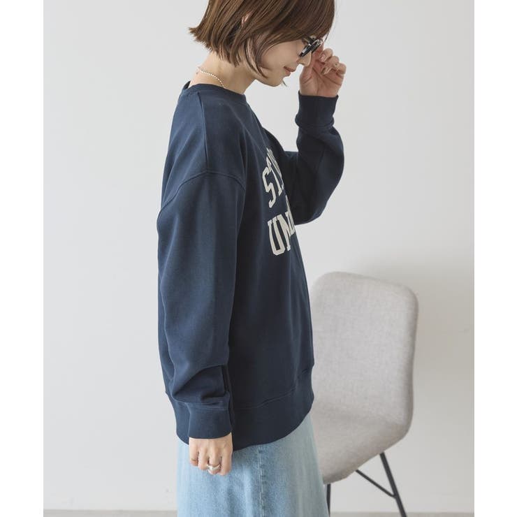 カレッジロゴ裏毛スウェット | AMERICAN HOLIC | 詳細画像7 