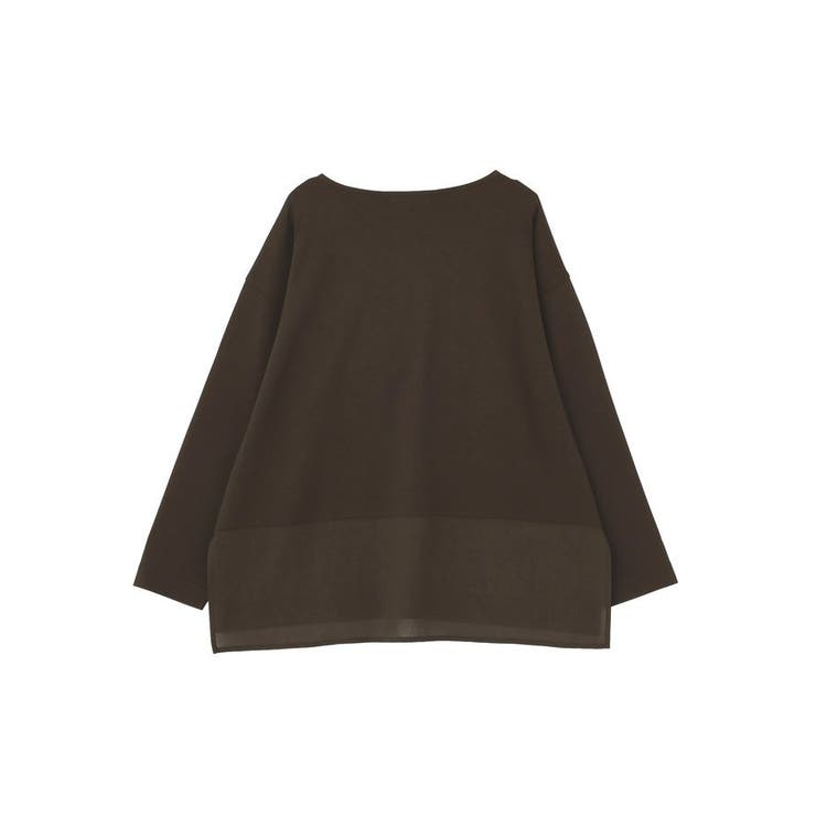 Vネック裾異素材ポンチプルオーバー | AMERICAN HOLIC | 詳細画像22 