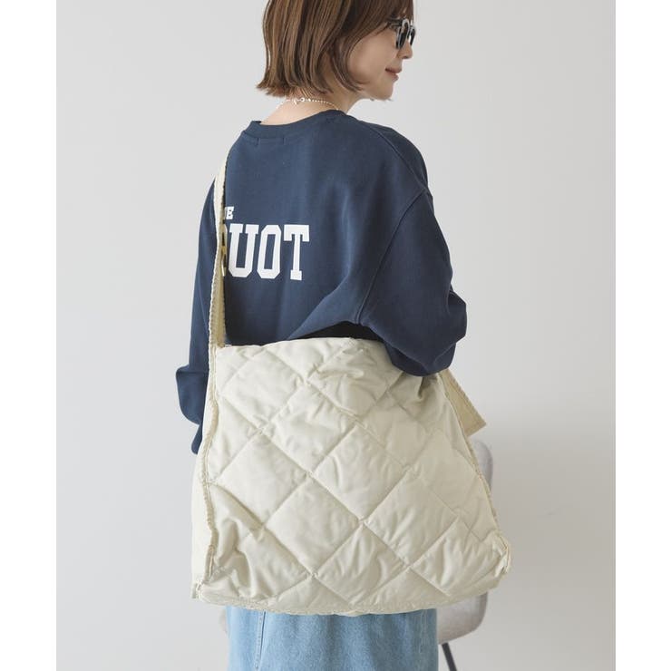 アイボリー | キルティングワンハンドルバッグ | AMERICAN HOLIC