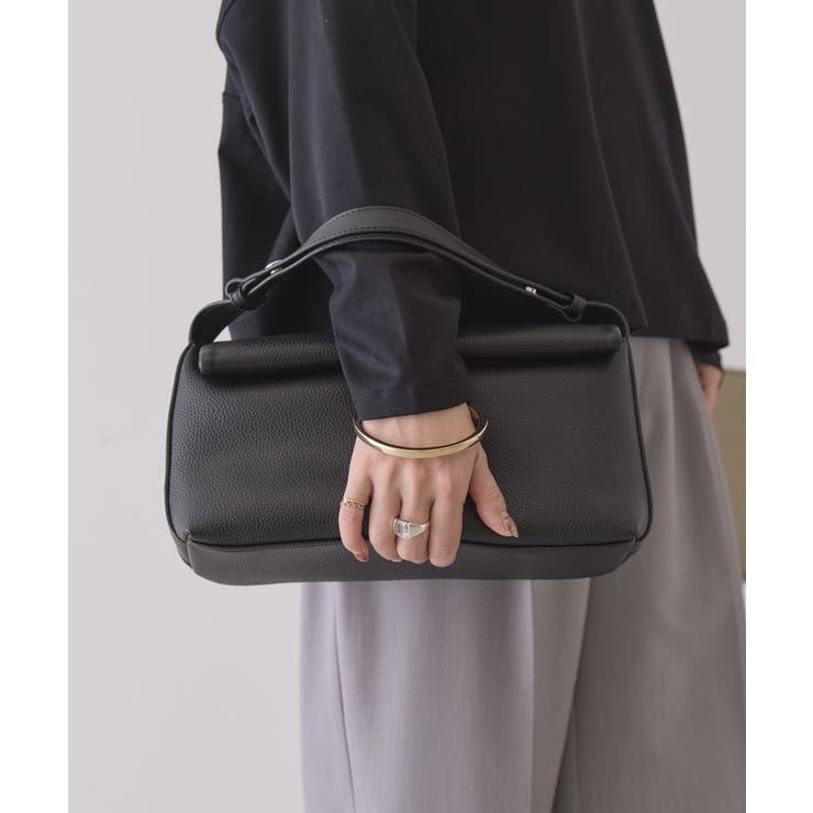 ブラック | 【2WAY】ワンハンドルフラップショルダー | AMERICAN HOLIC