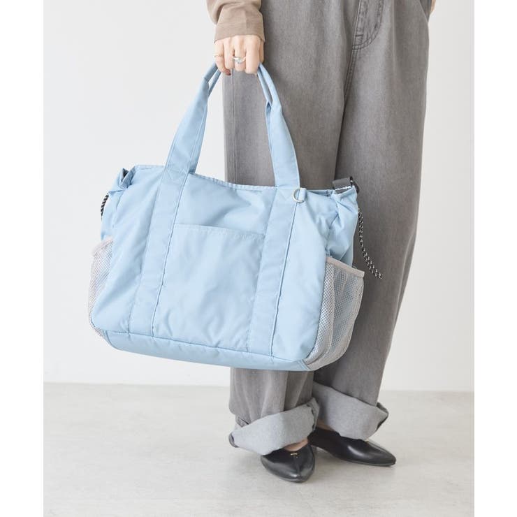 サックスブルー | 【2SET】多機能トートバッグ＜マザーズバッグ＞ | AMERICAN HOLIC