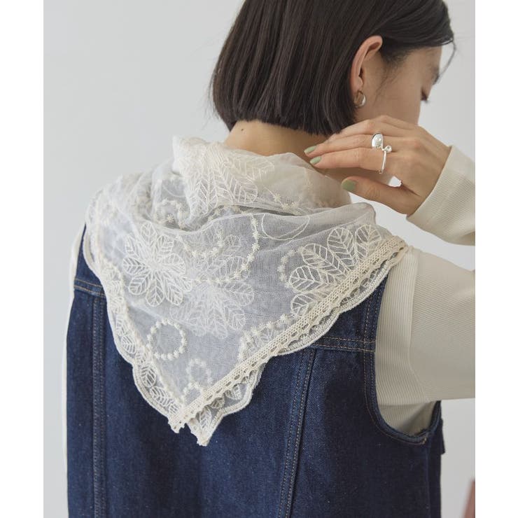 チュールレーススカーフ | AMERICAN HOLIC | 詳細画像1 