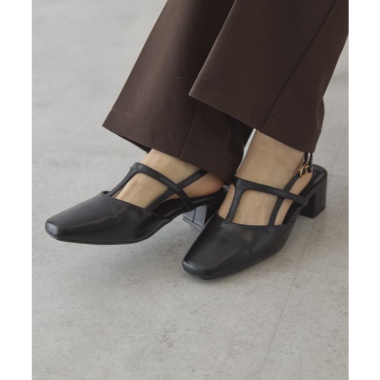 Tストラップスクエアパンプス | AMERICAN HOLIC | 詳細画像3 