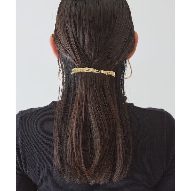 ゴールド | メタルツイストバレッタ | AMERICAN HOLIC