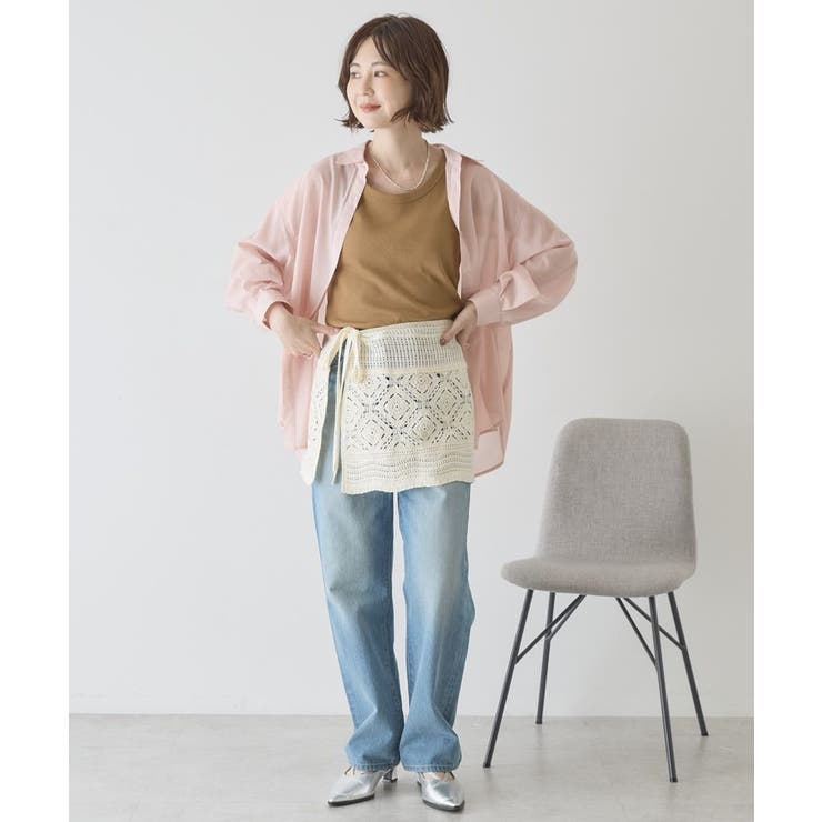 クロシェニット巻きスカート | AMERICAN HOLIC | 詳細画像3 