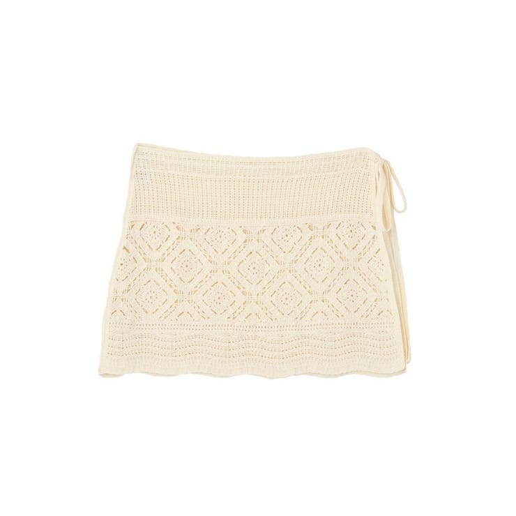 クロシェニット巻きスカート | AMERICAN HOLIC | 詳細画像4 