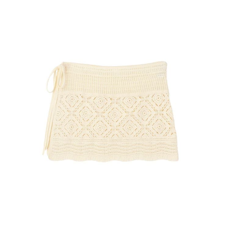 クロシェニット巻きスカート | AMERICAN HOLIC | 詳細画像5 