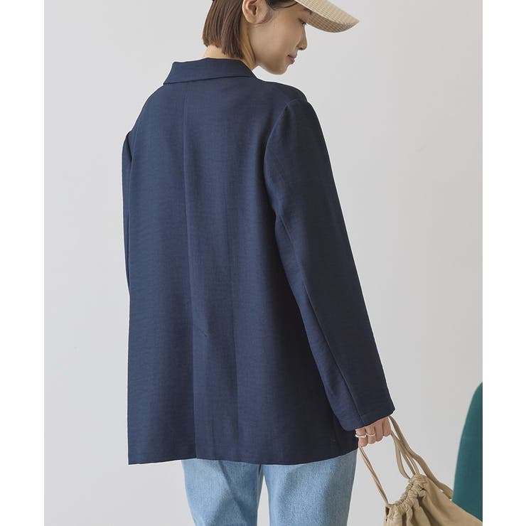 リネンライクオーバーサイズジャケット | AMERICAN HOLIC | 詳細画像10 