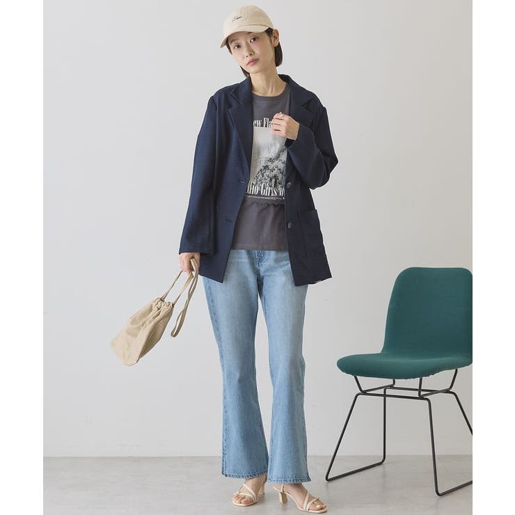 リネンライクオーバーサイズジャケット | AMERICAN HOLIC | 詳細画像11 