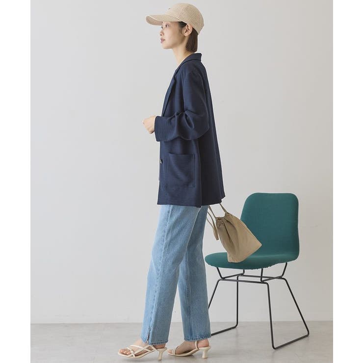 リネンライクオーバーサイズジャケット | AMERICAN HOLIC | 詳細画像12 