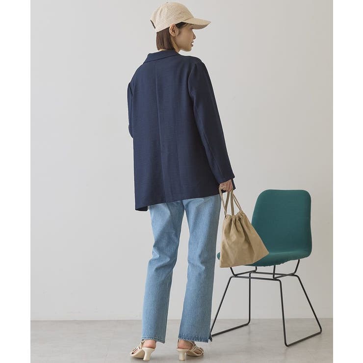 リネンライクオーバーサイズジャケット | AMERICAN HOLIC | 詳細画像13 