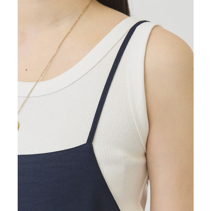 リネンライクIラインキャミワンピース | AMERICAN HOLIC | 詳細画像9 