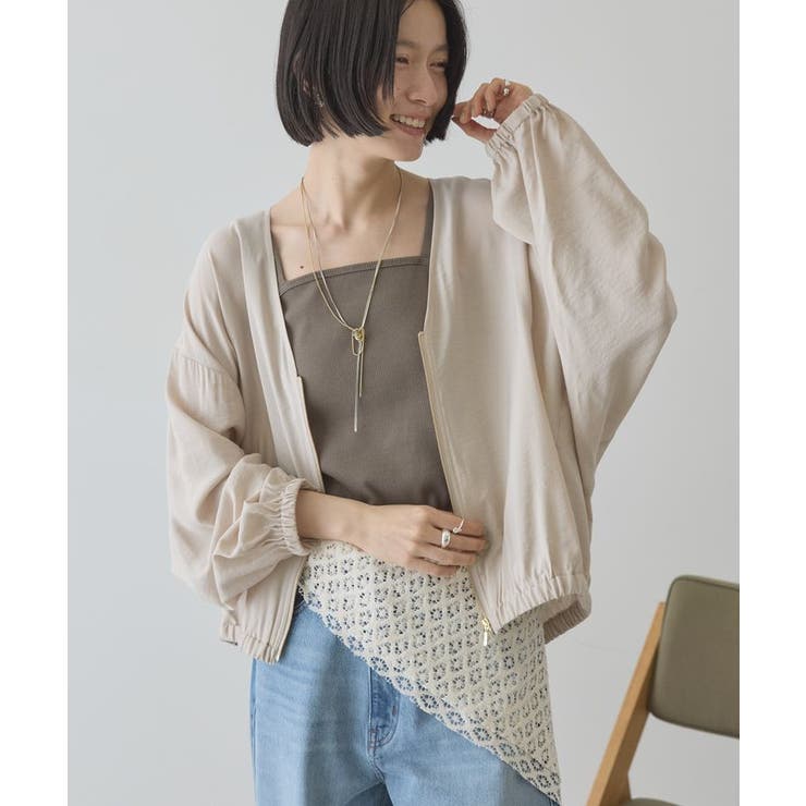 【UVカット+接触冷感】Vネックドルマンブルゾン | AMERICAN HOLIC | 詳細画像8 