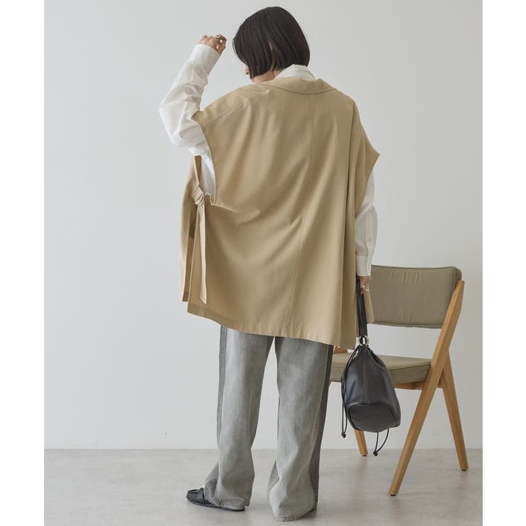 【花粉防止加工】サイドスリットベスト | AMERICAN HOLIC | 詳細画像15 