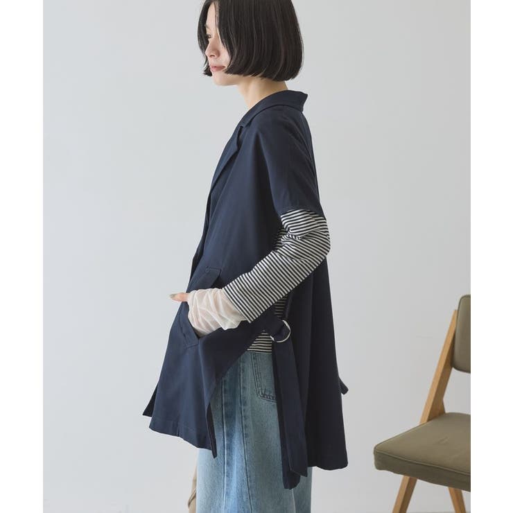 【花粉防止加工】サイドスリットベスト | AMERICAN HOLIC | 詳細画像3 