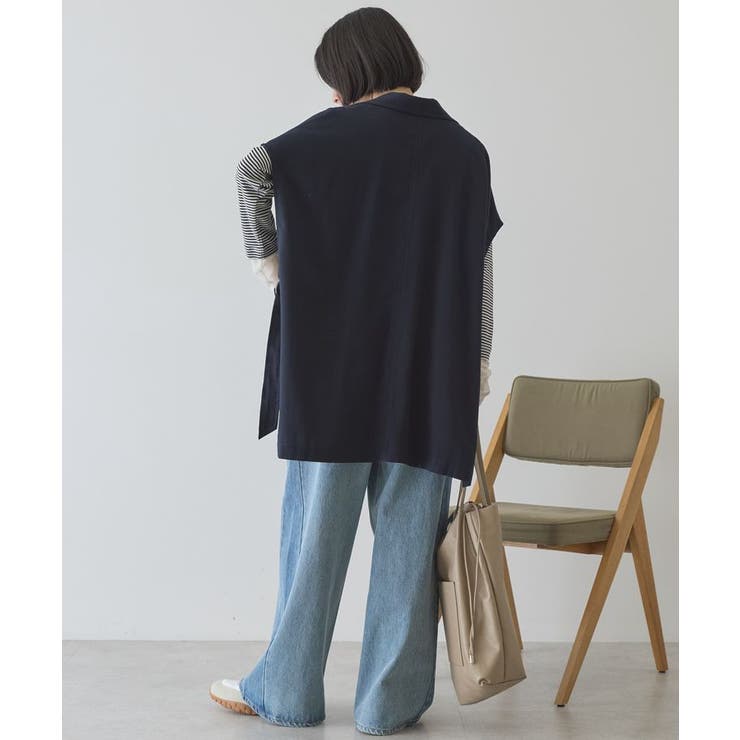 【花粉防止加工】サイドスリットベスト | AMERICAN HOLIC | 詳細画像7 