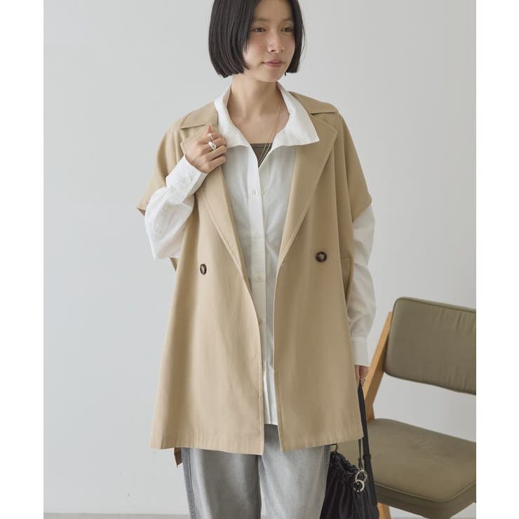 【花粉防止加工】サイドスリットベスト | AMERICAN HOLIC | 詳細画像21 
